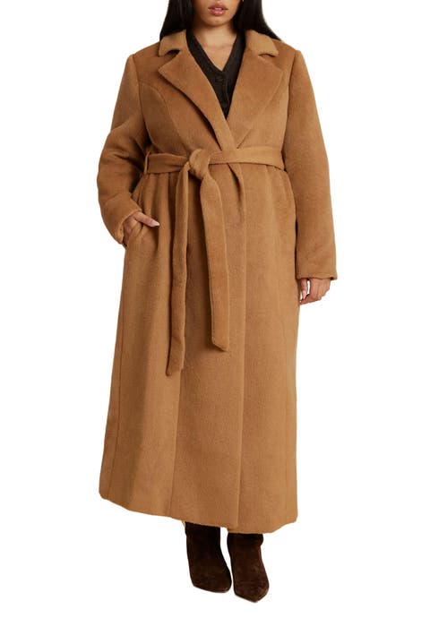 Belted Flyaway Coat (Plus Available)