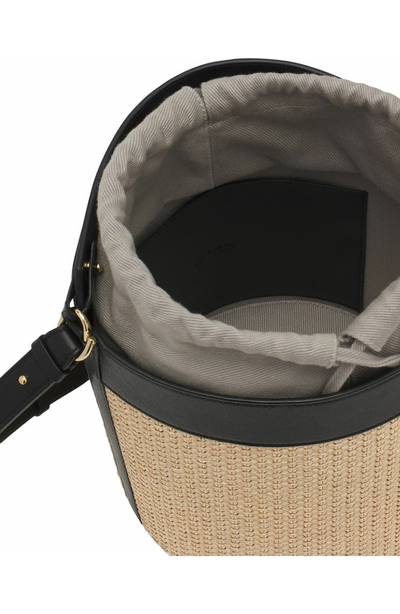 Lanvin Séquence Raffia Bucket Bag, Alternate, color,