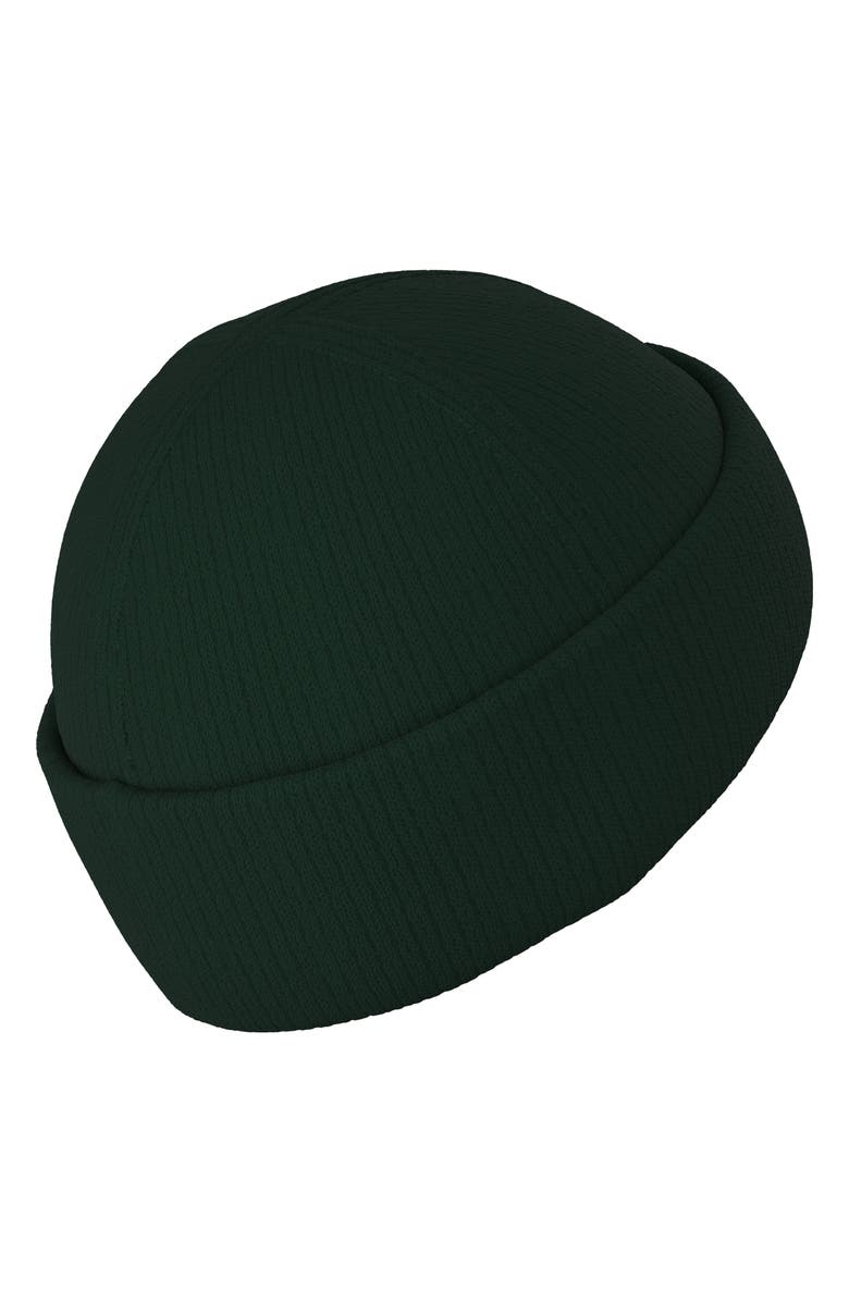 adidas Premium Cuff Fold Beanie, Alternate, color, Aurora Green Ivy/ Black/ White