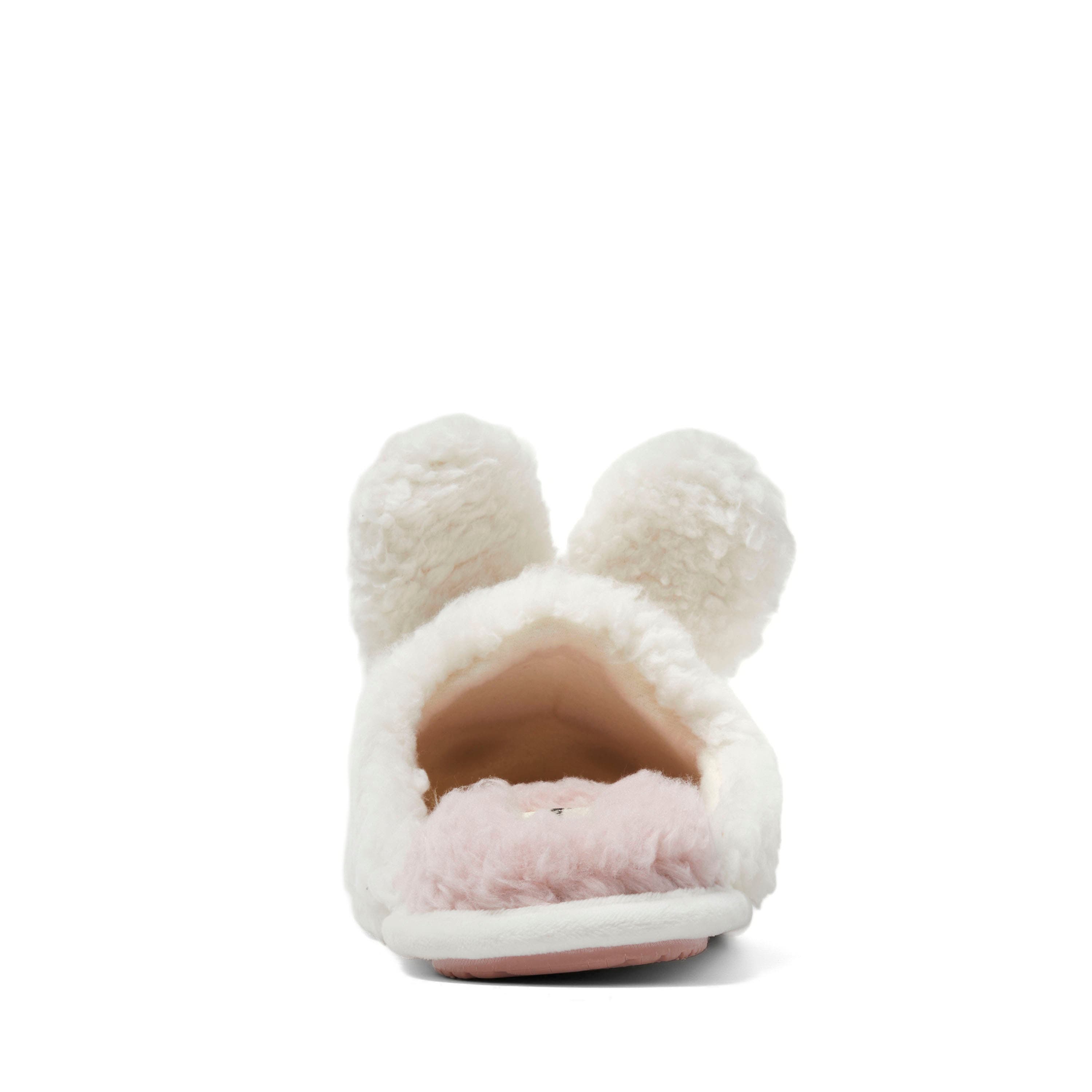 DEARFOAMS Shay Novelty Easter Bunny Rabbit Scuff Slipper, Alternate, color, Muslin