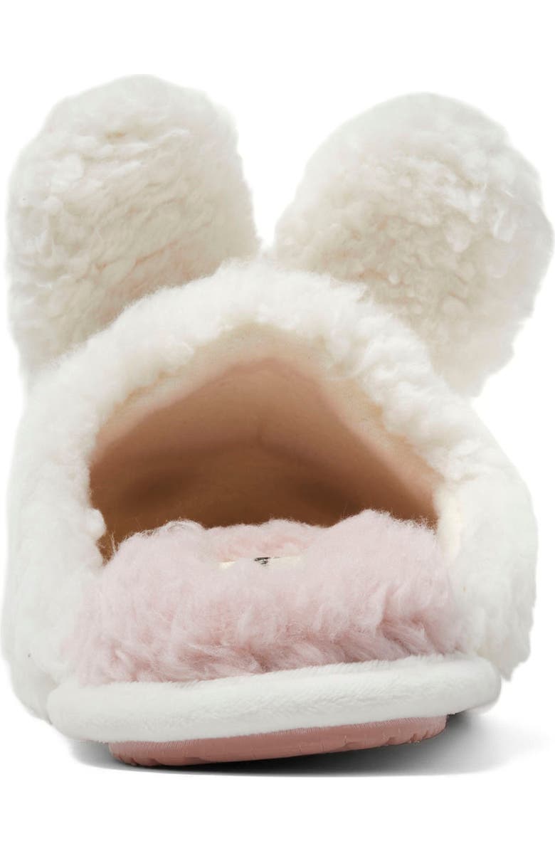 DEARFOAMS Shay Novelty Easter Bunny Rabbit Scuff Slipper, Alternate, color, Muslin