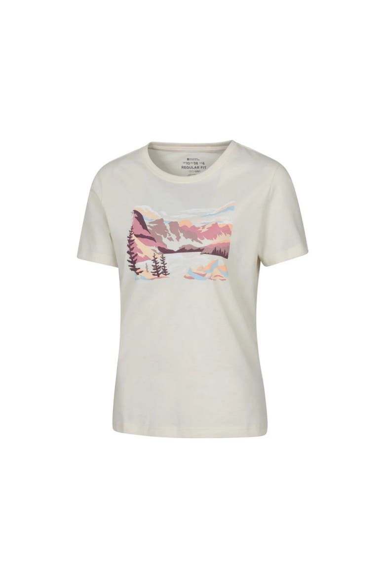 Living Lakes T-Shirt, Main, color, Beige