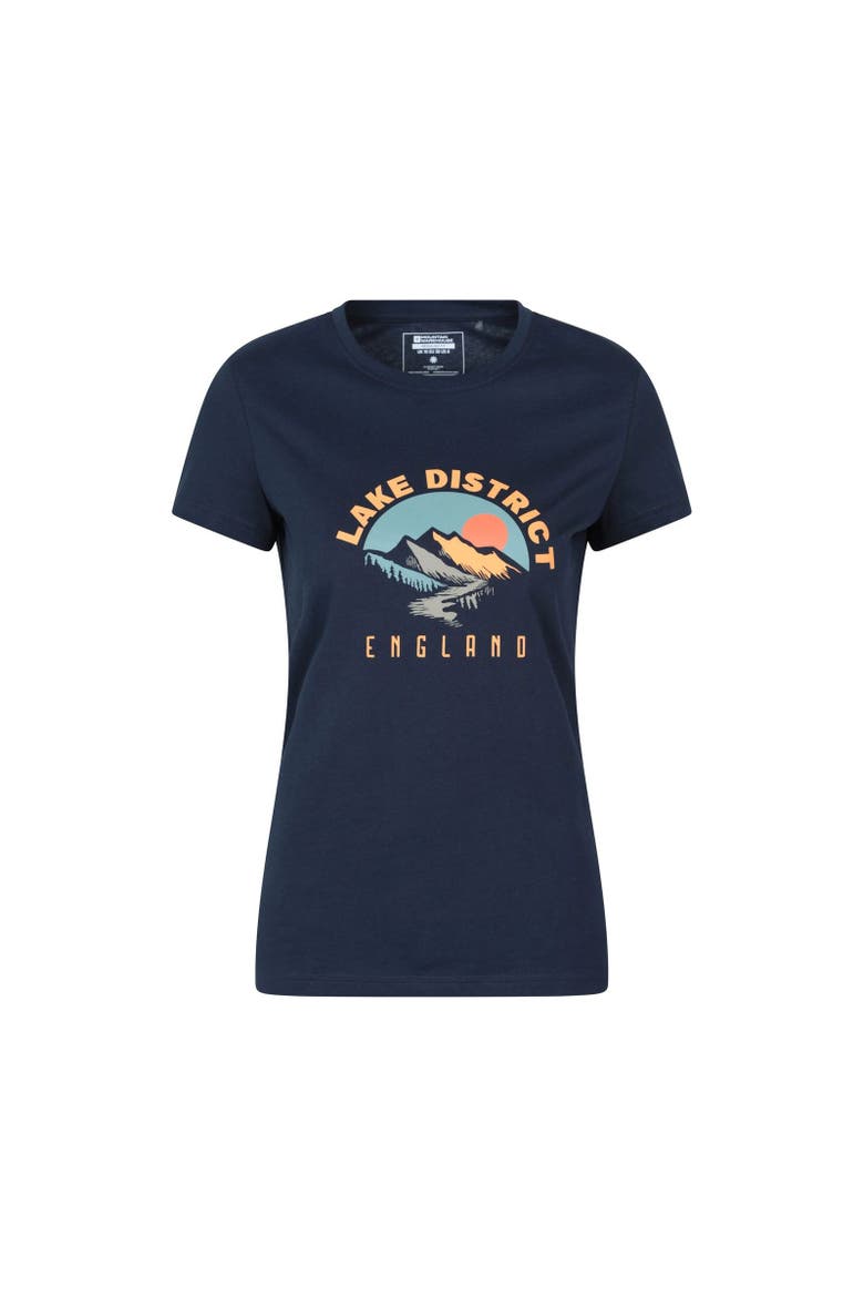 Lake District Sunrise T-Shirt, Main, color, Navy