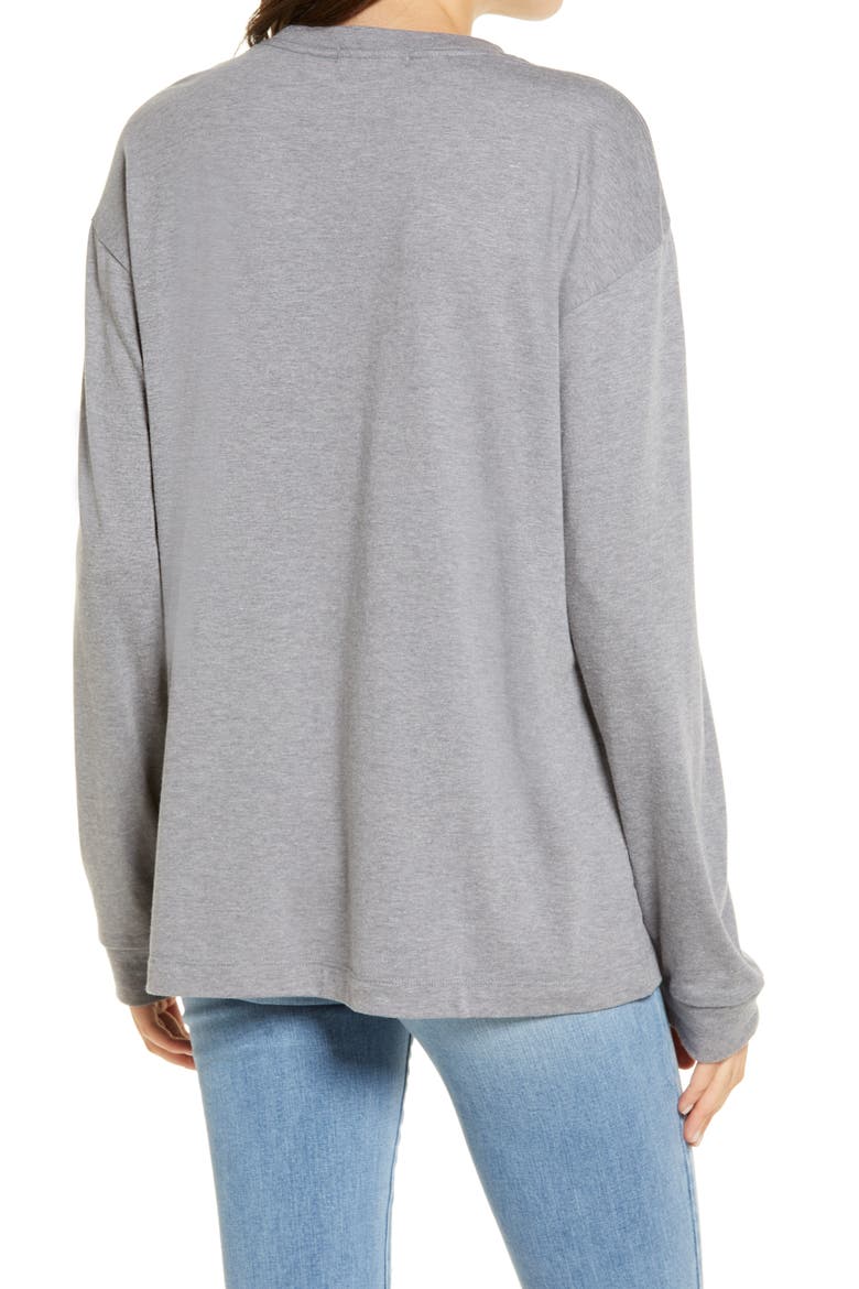 Indoorsy Washed Graphic T-Shirt, Alternate, color, HEATHER GREY