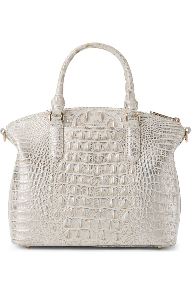 Brahmin Duxbury Croc Embossed Leather Satchel, Alternate, color,