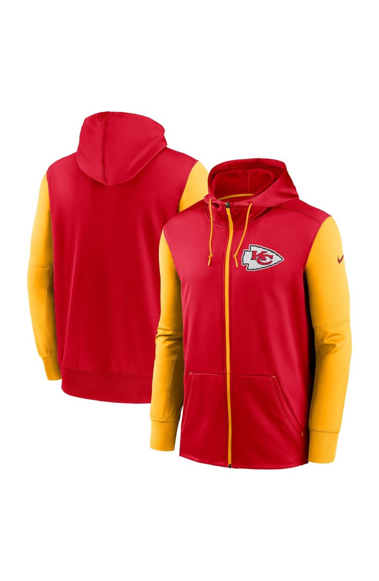 Nike Men's Nike  Red Kansas City Chiefs Performance Full-Zip Hoodie, Main, color, 