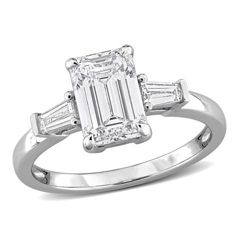 2-1/3 CTW Lab Grown Diamond 3-Stone Ring 14k