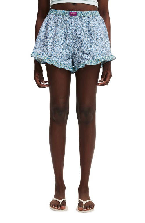 Cotton On Liberty Fabric Bloomer Short In Blue