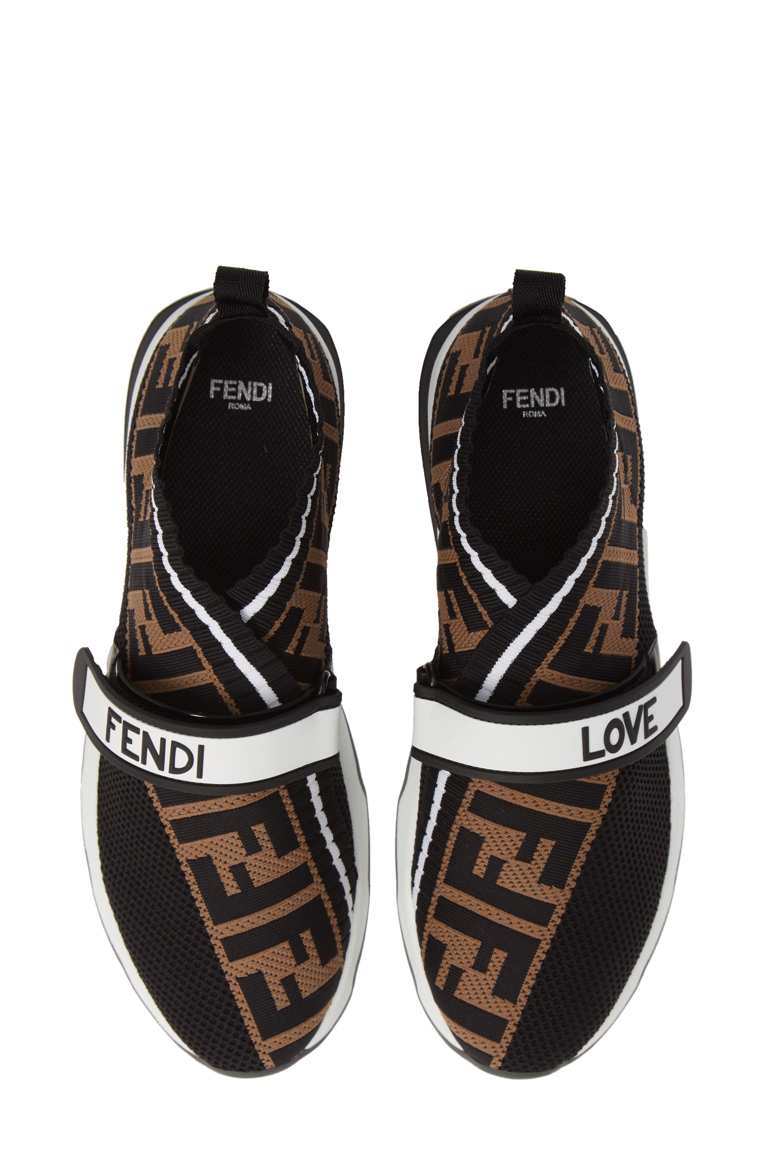 Fendi Rockoko Knit Sneaker, Main, color, 