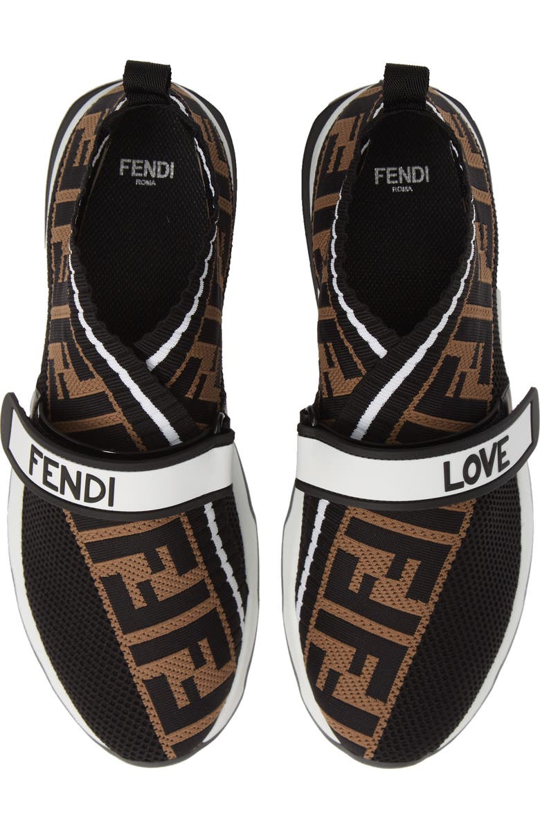 Fendi Rockoko Knit Sneaker, Main, color,