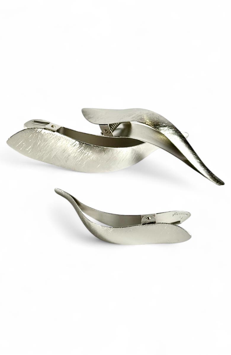 Ficcare Maximas Ice Hair Clip, Alternate, color, Ice Silver