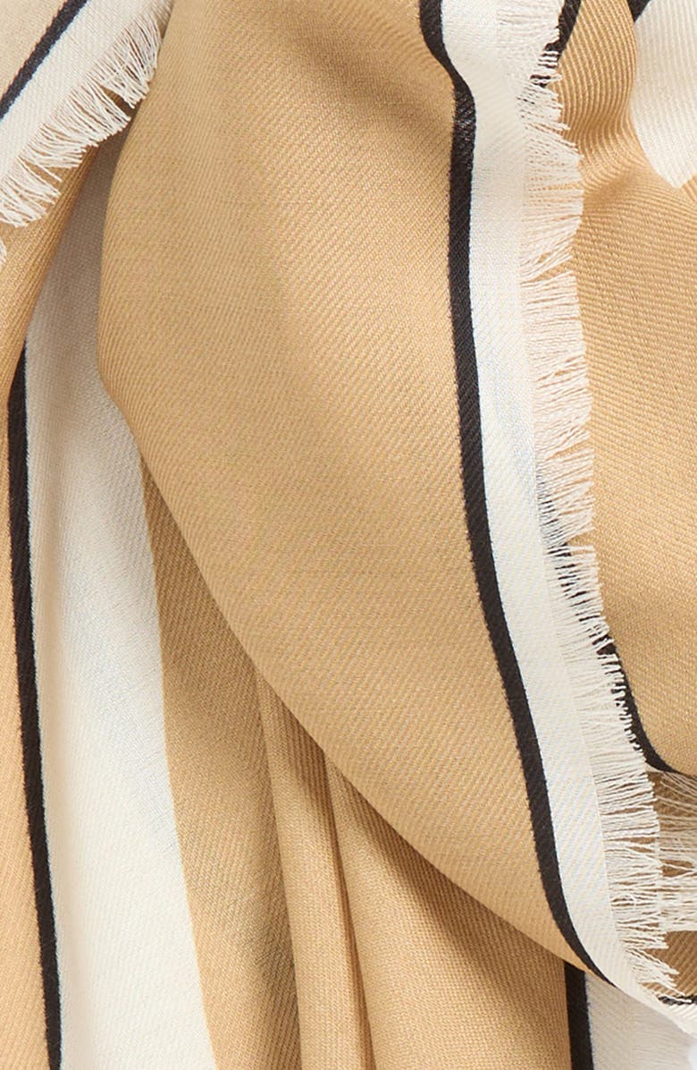 Lafayette 148 New York Square Wool & Silk Twill Scarf, Alternate, color,