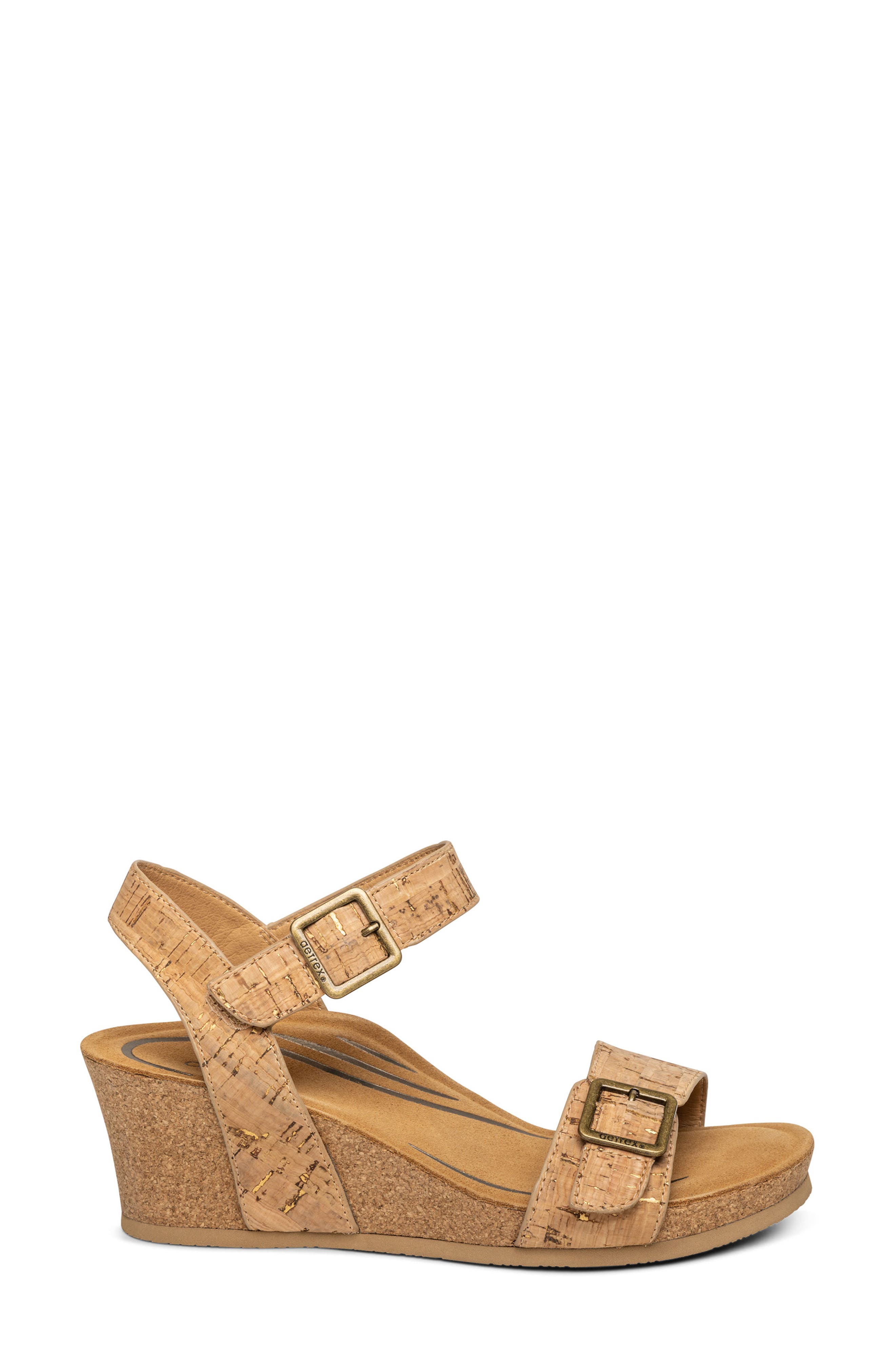 Lexa Wedge Sandal, Alternate, color, CORK
