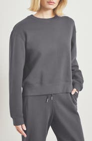 Splendid Laguna Lounge Cotton Crewneck Sweater