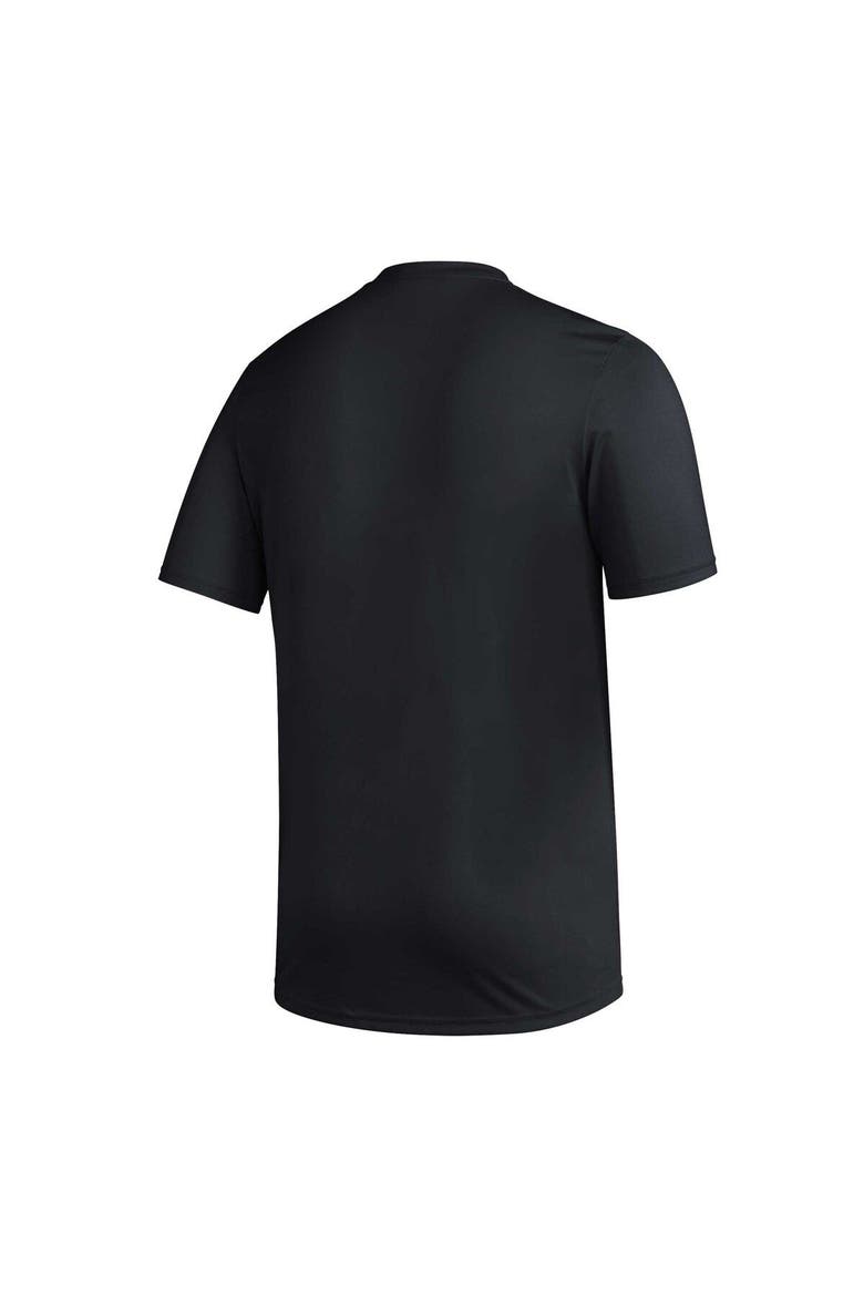 Men's adidas Black Washington Huskies Football Practice AEROREADY Pregame T-Shirt, Alternate, color, Black