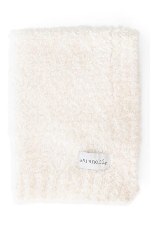 Saranoni Bamboni Mini Blanket In White