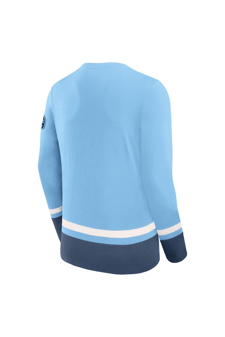 Men's Fanatics  Light Blue Pittsburgh Penguins Vintage High Point Long Sleeve T-Shirt, Alternate, color, Light Blue