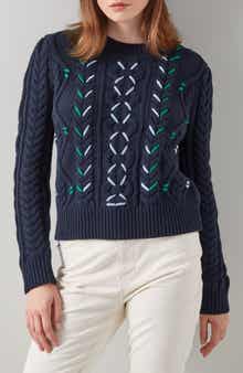 LK Bennett Mia Cable Stitch Sweater