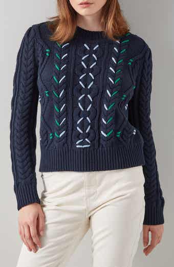 LK Bennett Mia Cable Stitch Sweater