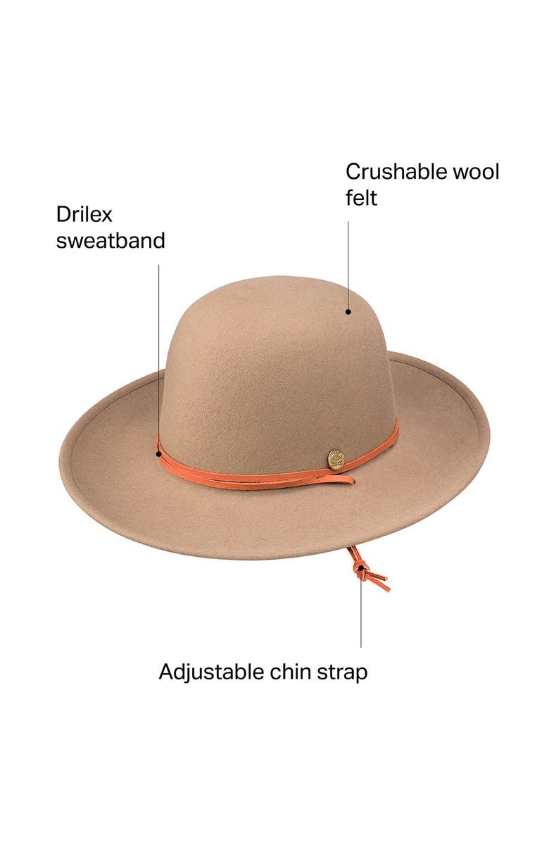 Stetson Beatnik Hat, Alternate, color, Mushroom