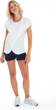 Accouchée Super Soft Foldover Waistband Maternity Shorts