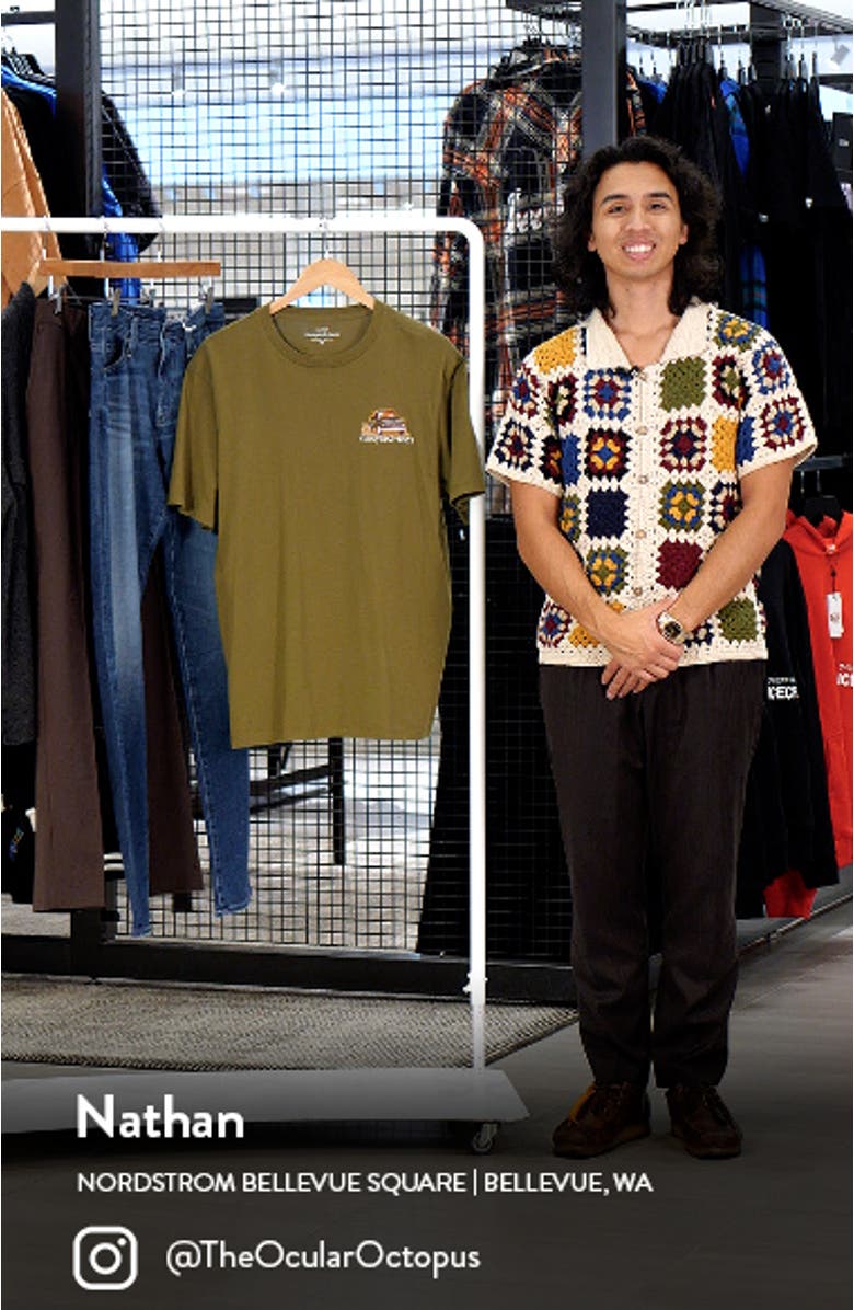 Autumn Car Ride Cotton Graphic T-Shirt, sales video thumbnail