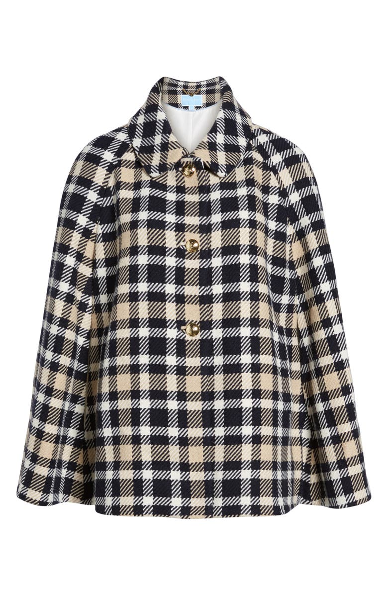 Draper James Windowpane Anderson Cape, Alternate, color, 