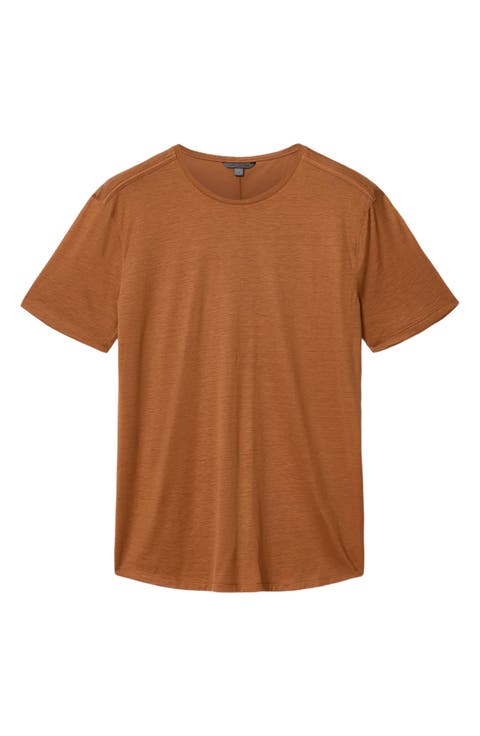 Amato Silk & Organic Cotton Crewneck T-Shirt