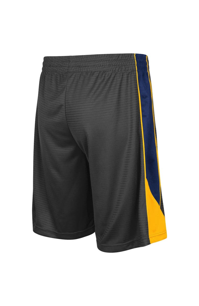 COLOSSEUM Men's Colosseum Charcoal West Virginia Mountaineers Team Turnover Shorts, Alternate, color, Charcoal