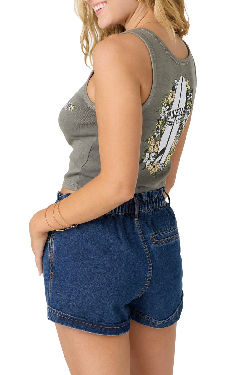 O'Neill Board Shine Graphic Crop Tank, Alternate, color, 