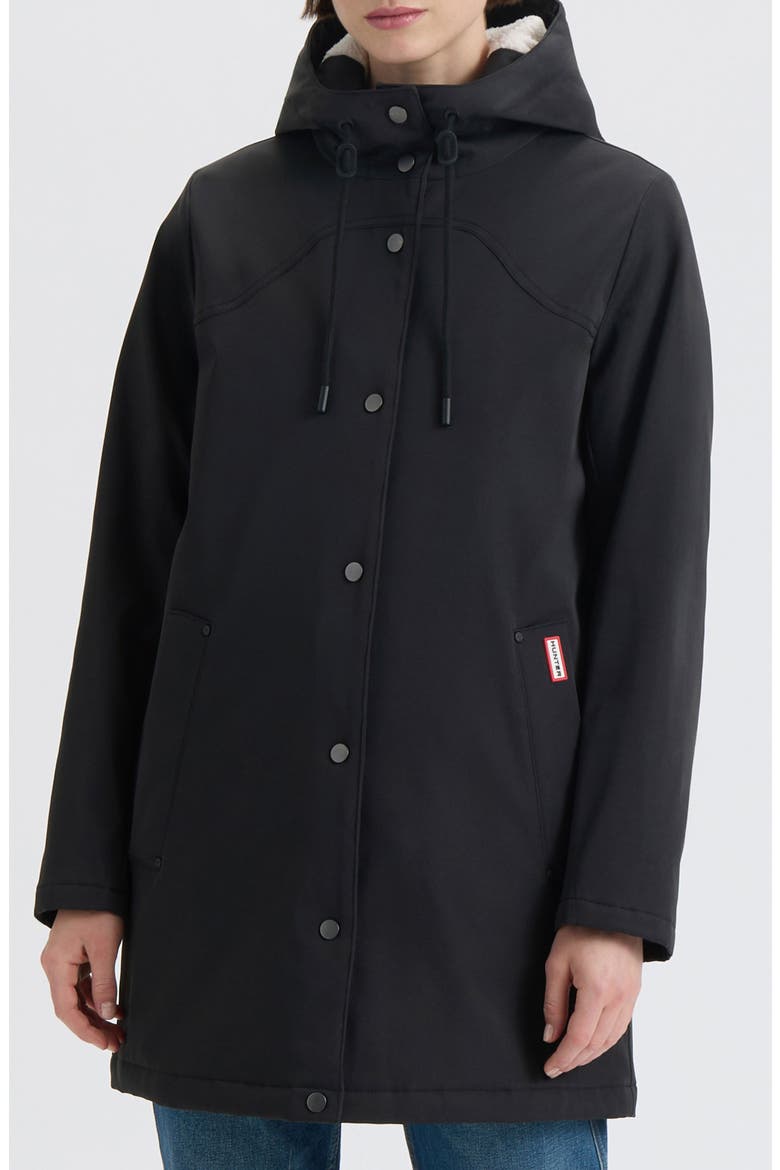 Billy Hooded Raincoat, Main, color, BLACK