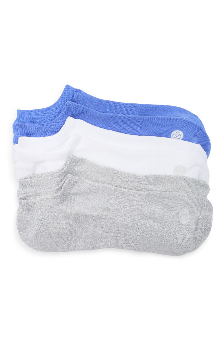 3-Pack Low Training Socks, Main, color, BLUE AZURITE