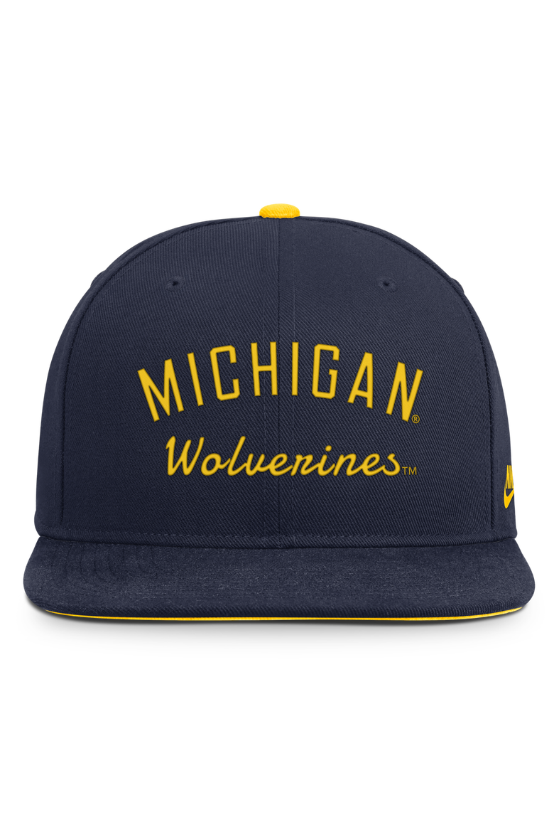 Men's Nike  Navy Michigan Wolverines Legacy Snapback Hat, Alternate, color, Navy