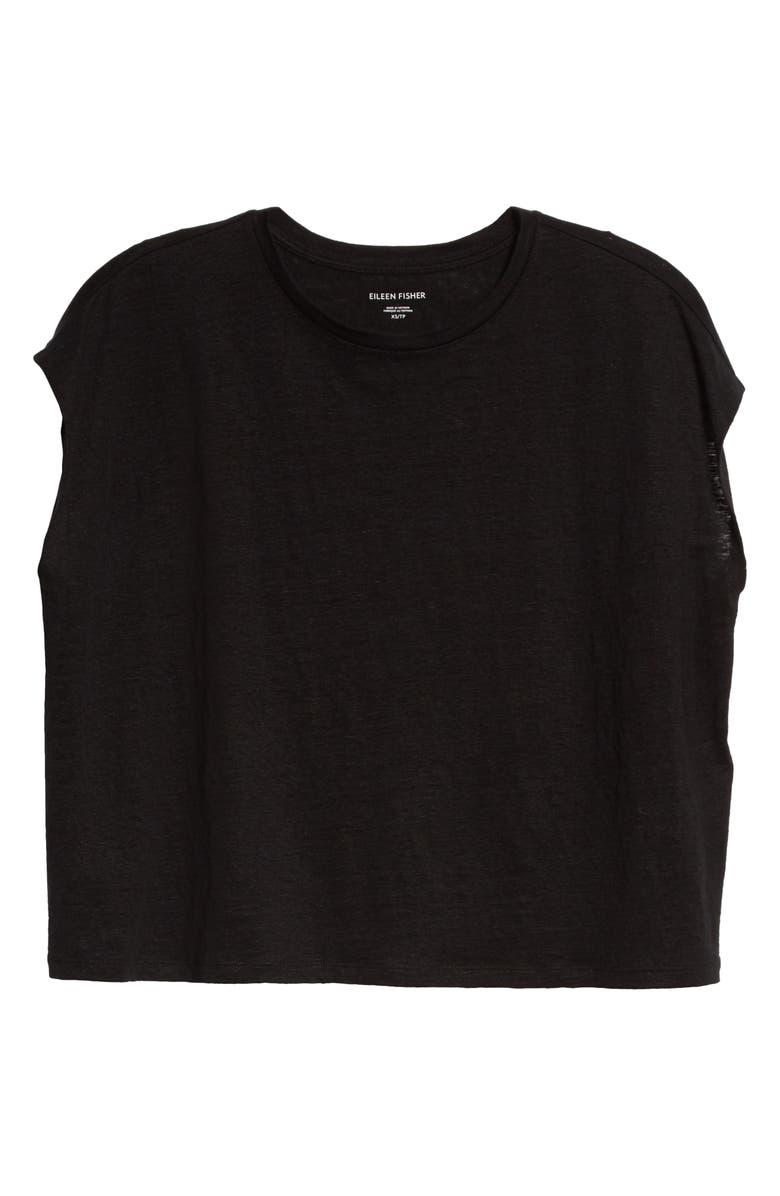 Eileen Fisher Boxy Crewneck Top, Alternate, color, 