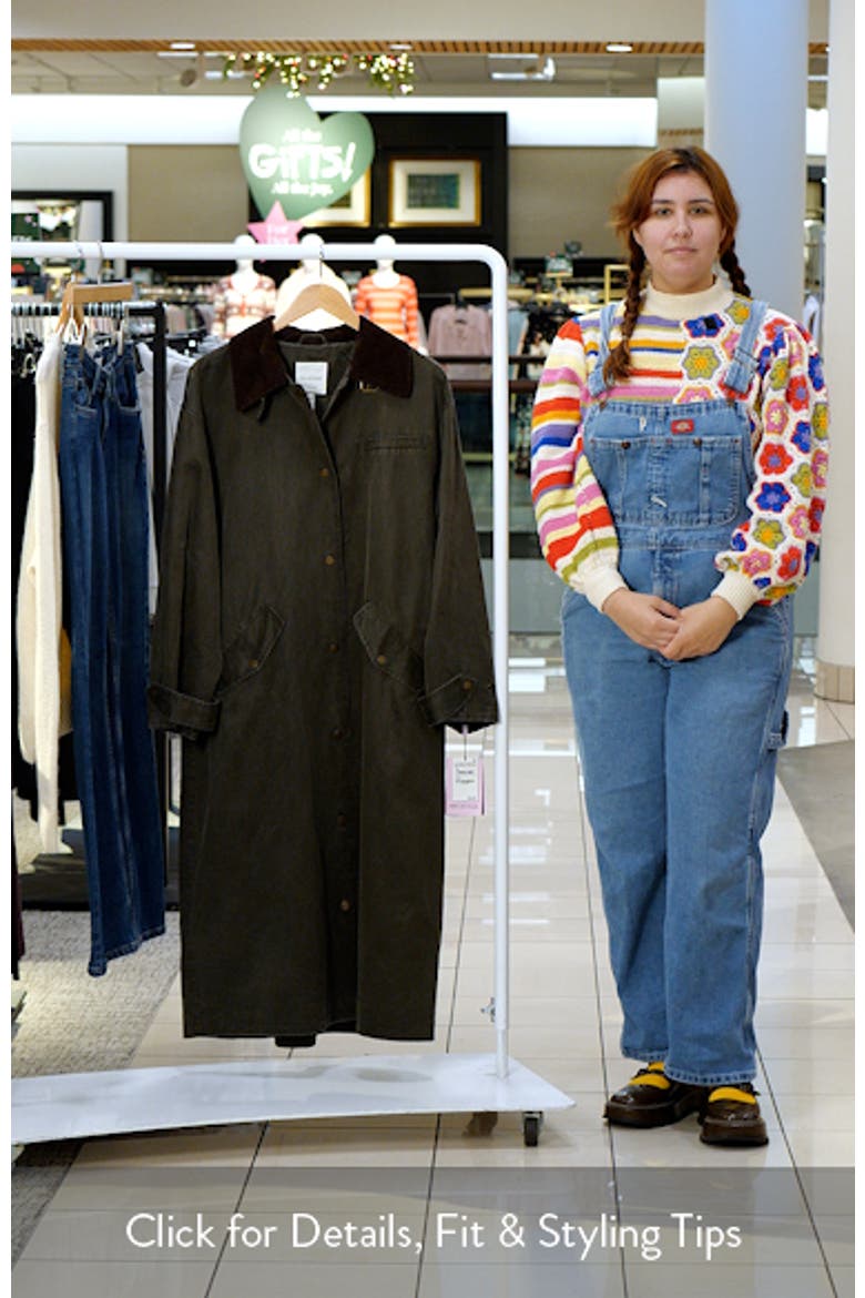 Contrast Collar Barn Coat video