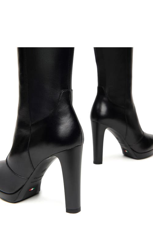 Nerogiardini Stretch Tall Boot In Animal Print