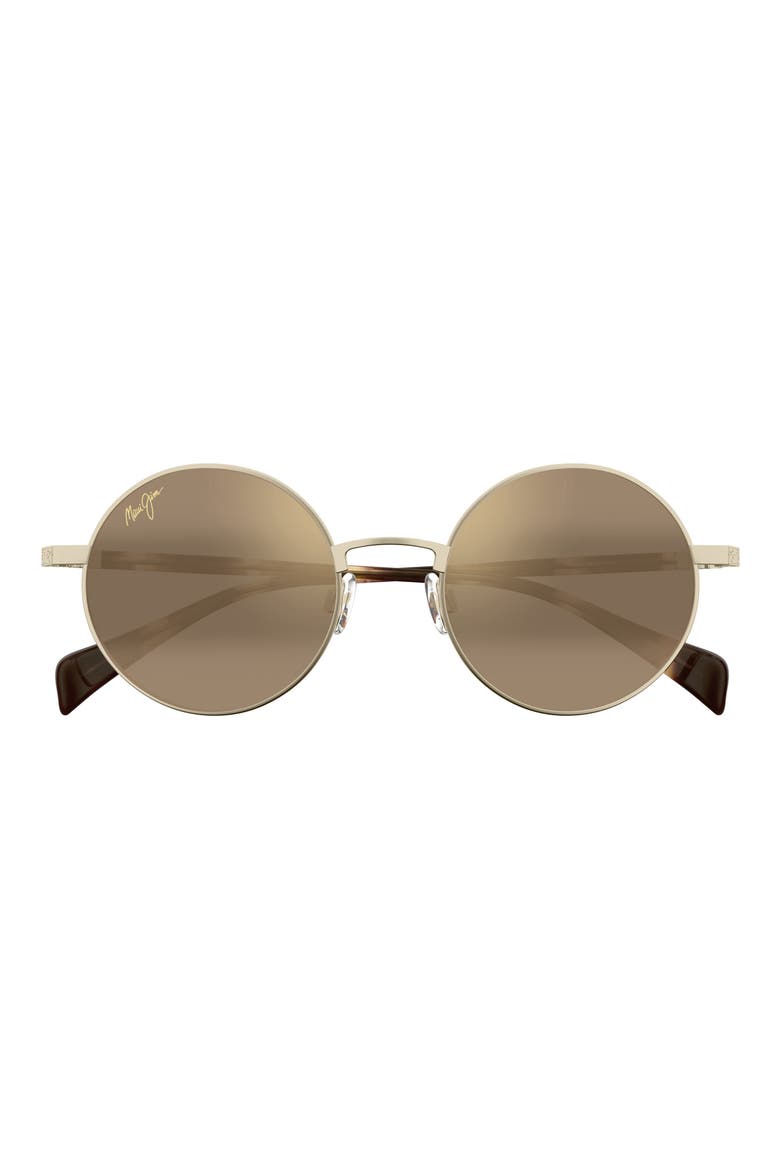 Mokupuni 62mm PolarizedPlus2® Oversize Oval Sunglasses, Main, color, GOLD