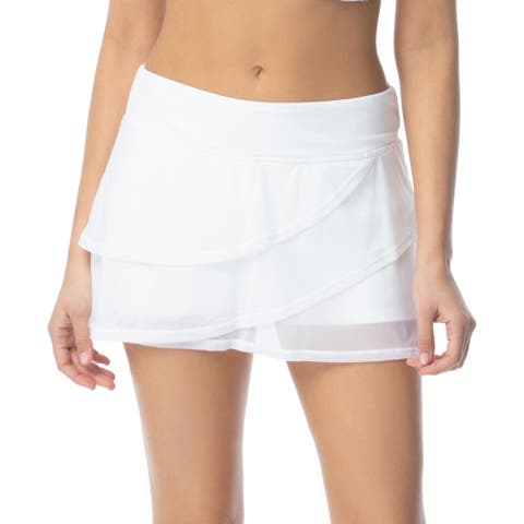 Sway Mesh Layer Swim Skort