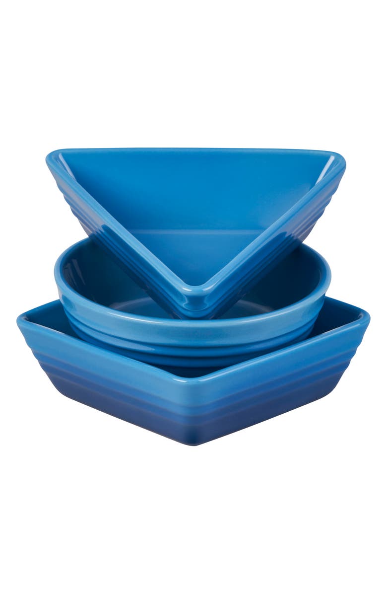 Le Creuset Set of 3 Tapas Dishes, Main, color, Marseille