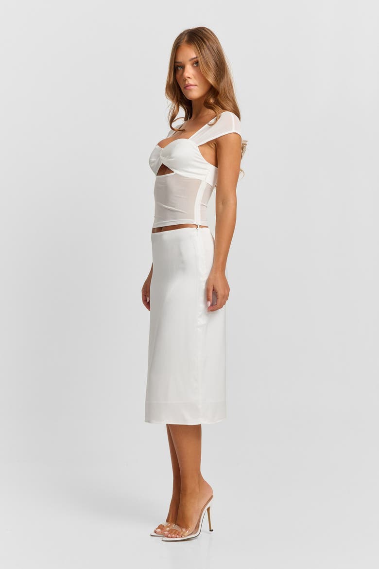Anastasia Skirt, Alternate, color, White
