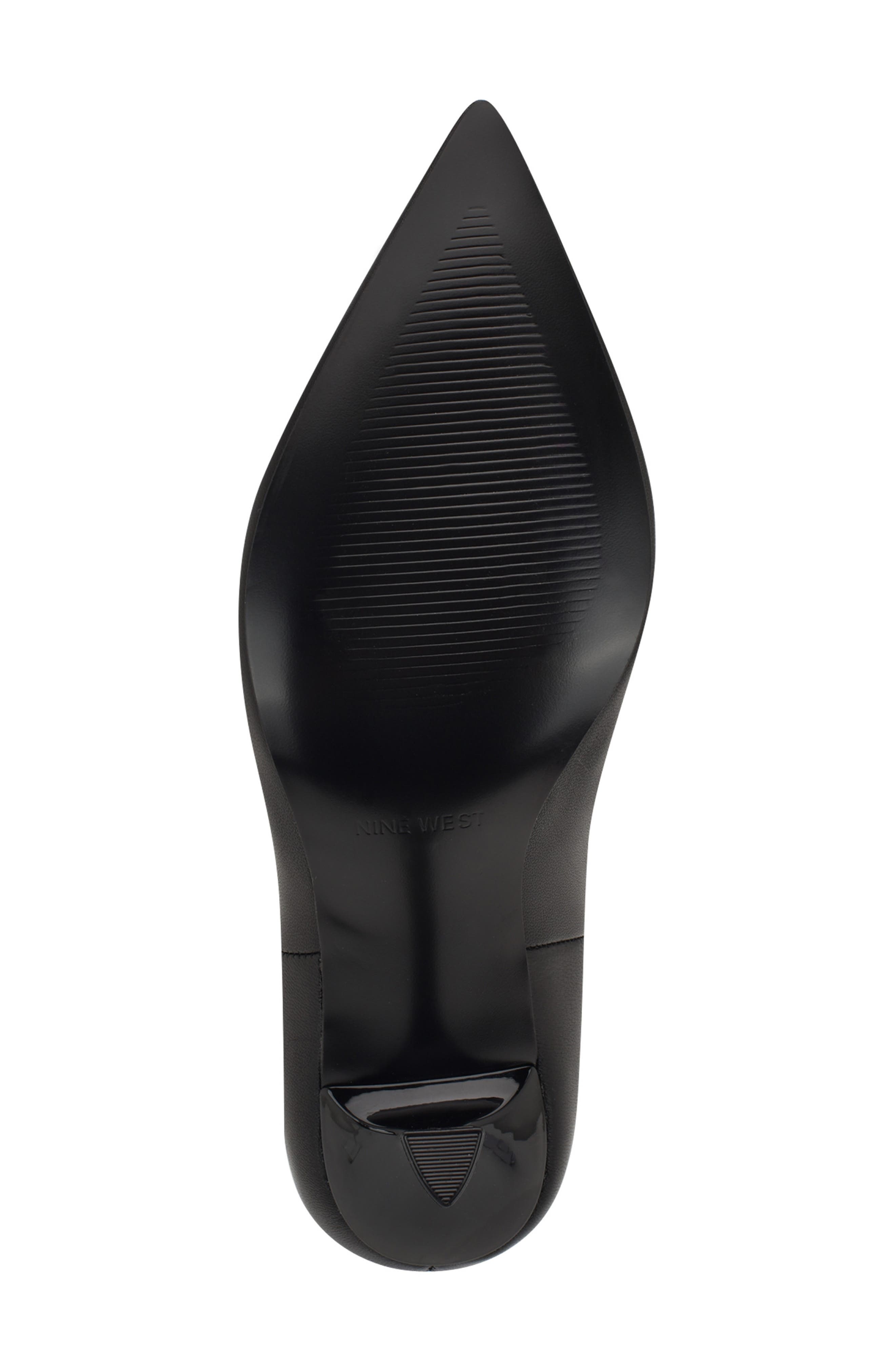 Nine West Bayla Cuff Bootie, Alternate, color, Black/ Cream