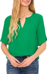 CeCe Ruffle Sleeve Top