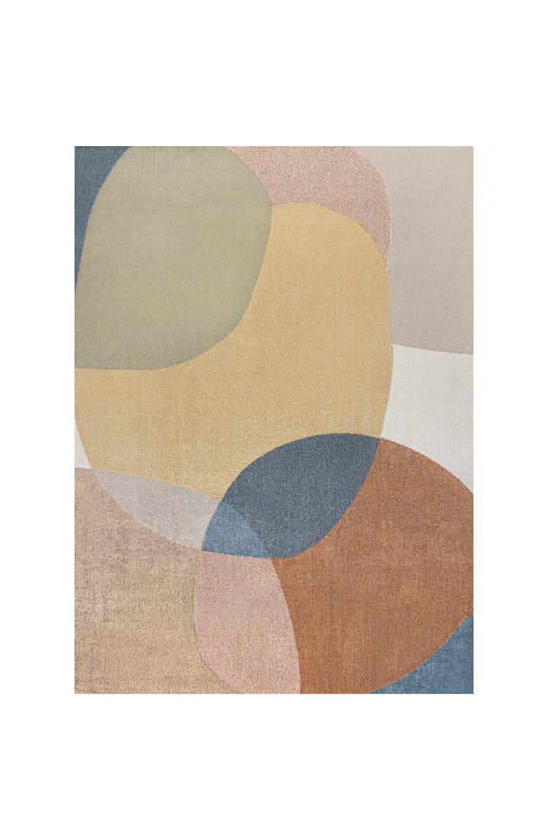 JONATHAN Y Pebble Geometric Kids & Novelty Machine-Washable Area Rug, Alternate, color, Multi