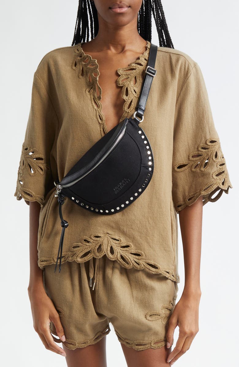 Isabel Marant Skano XO Capsule Denim Belt Bag, Alternate, color,
