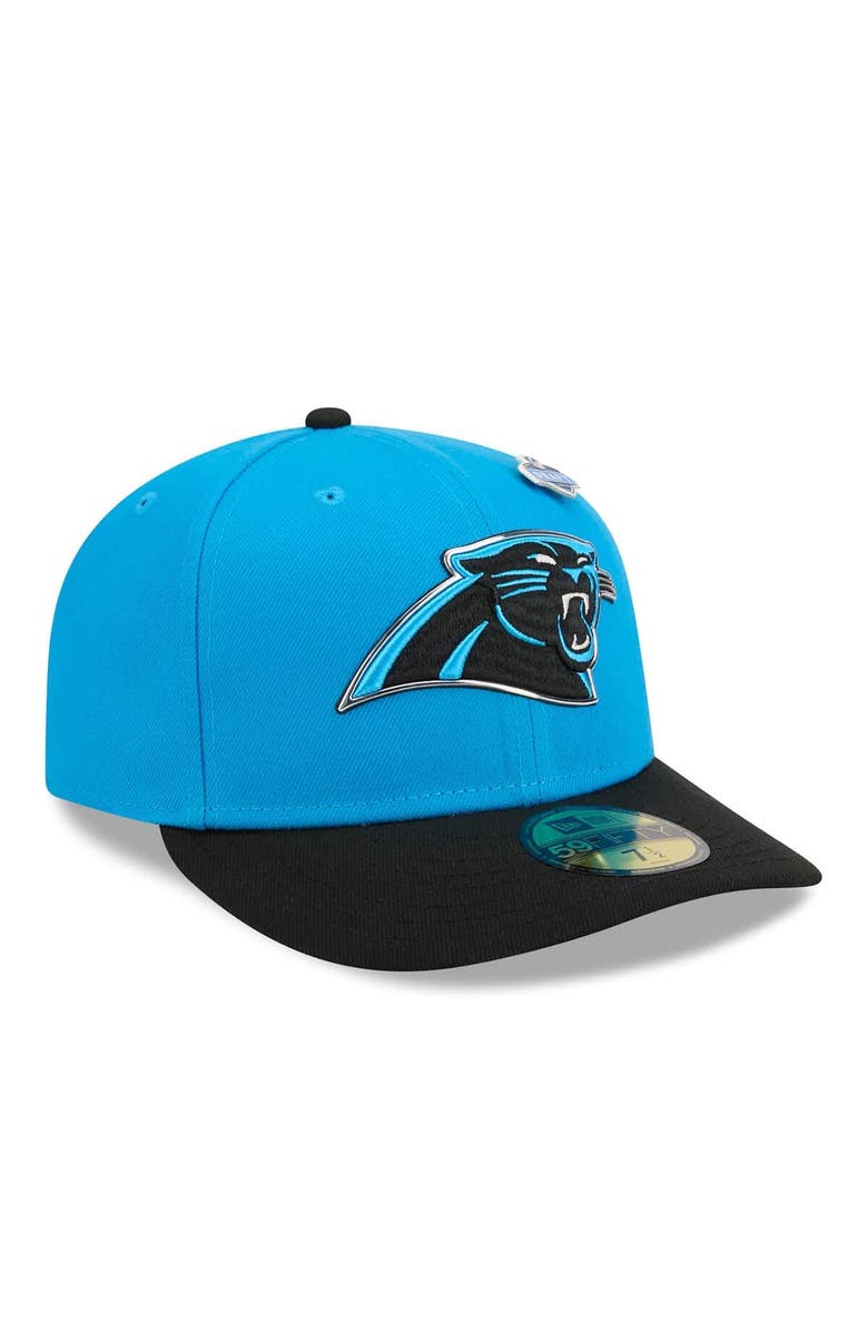 New Era Men's New Era Blue/Black Carolina Panthers 2026 NFL Draft Pre-Curved 59FIFTY Fitted Hat, Alternate, color, Blue