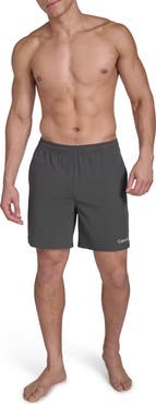 Calvin Klein Solid Stretchy Jersey Swim Shorts