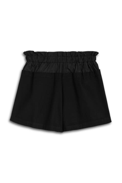 Nocturne Mini Shorts With Printed Details In Black
