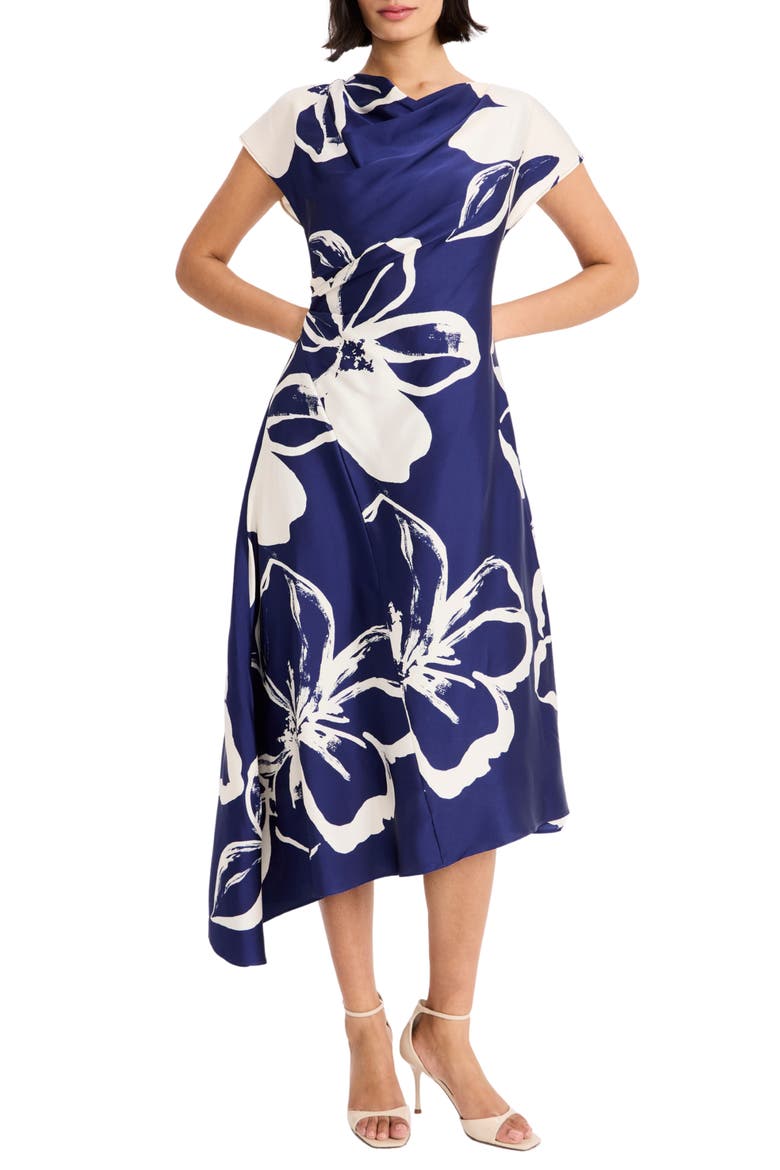 asymmetric hem midi dress LUI ASYMMETRICAL HEM MIDI DRESS