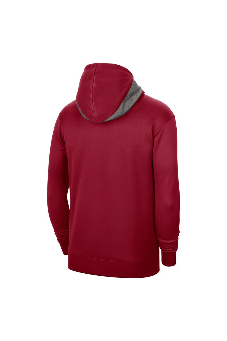 Men's Nike Cardinal Stanford Cardinal Team Basketball Spotlight Performance Pullover Hoodie, Alternate, color, Cardinal