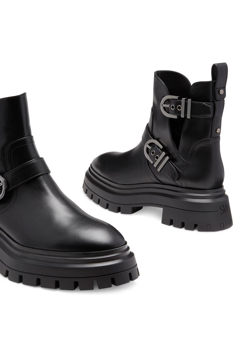 Stuart Weitzman Maverick Bedford Moto Bootie, Alternate, color,